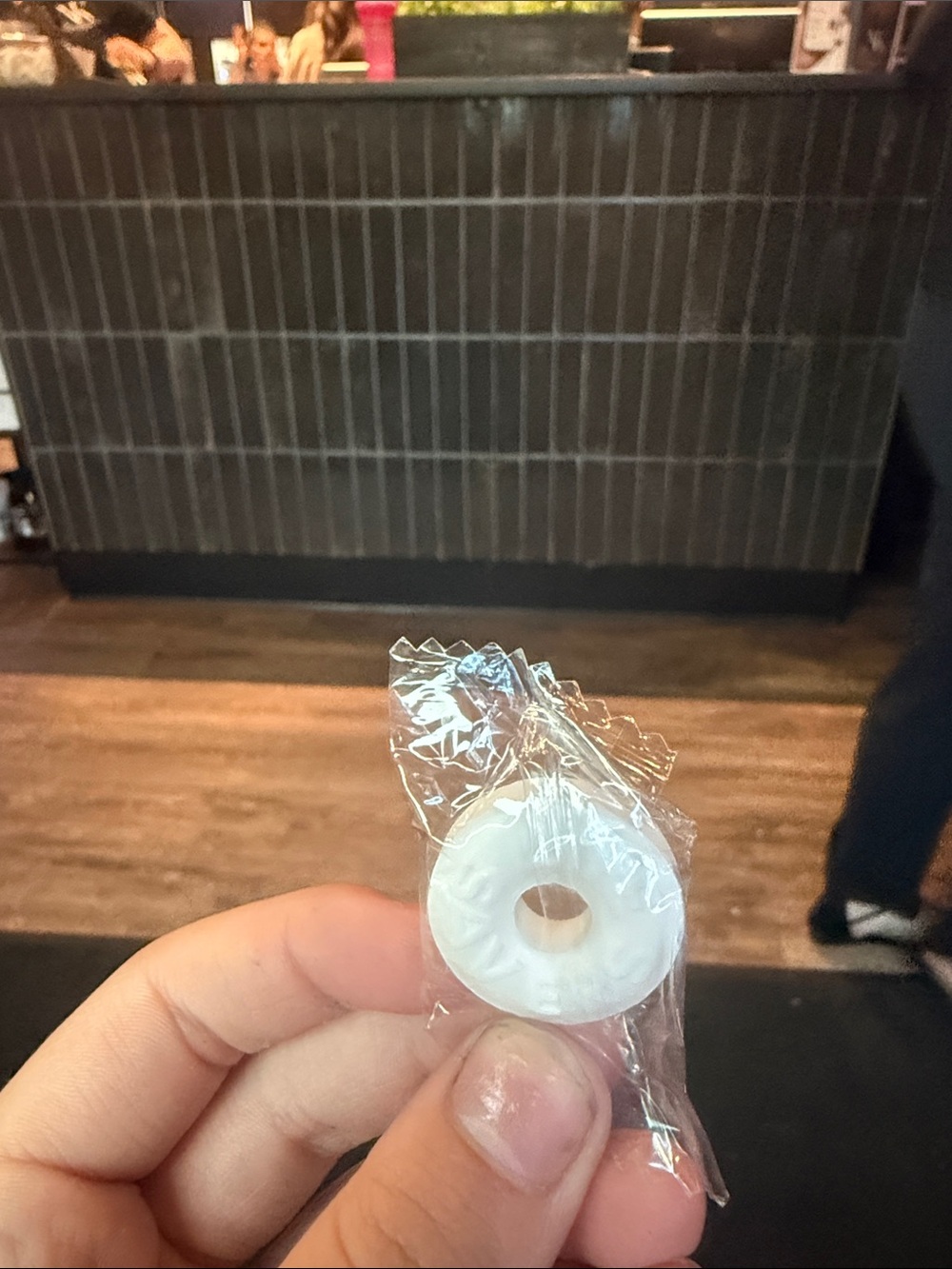 Wrapped White Ring Candy